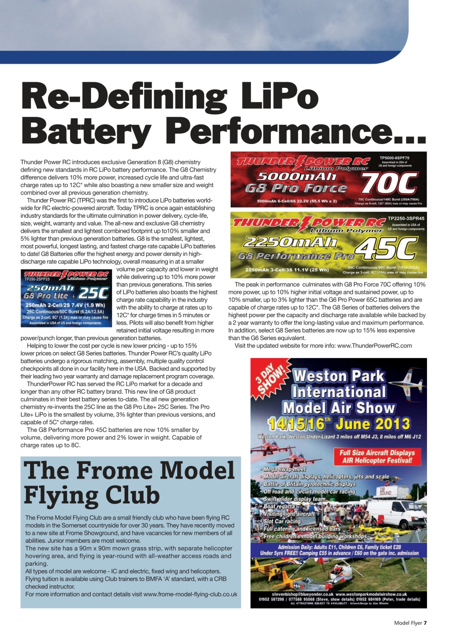 Radio Control Model Flyer Preview Pages