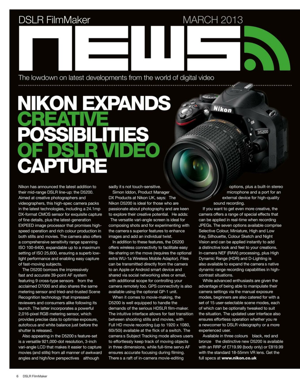 Digital FilmMaker Preview Pages