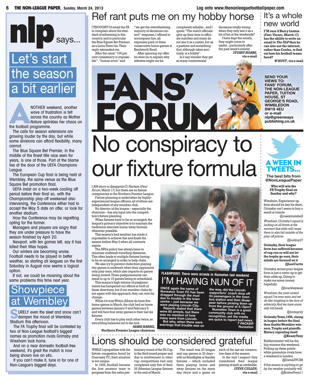The Non-League Football Paper Preview Pages