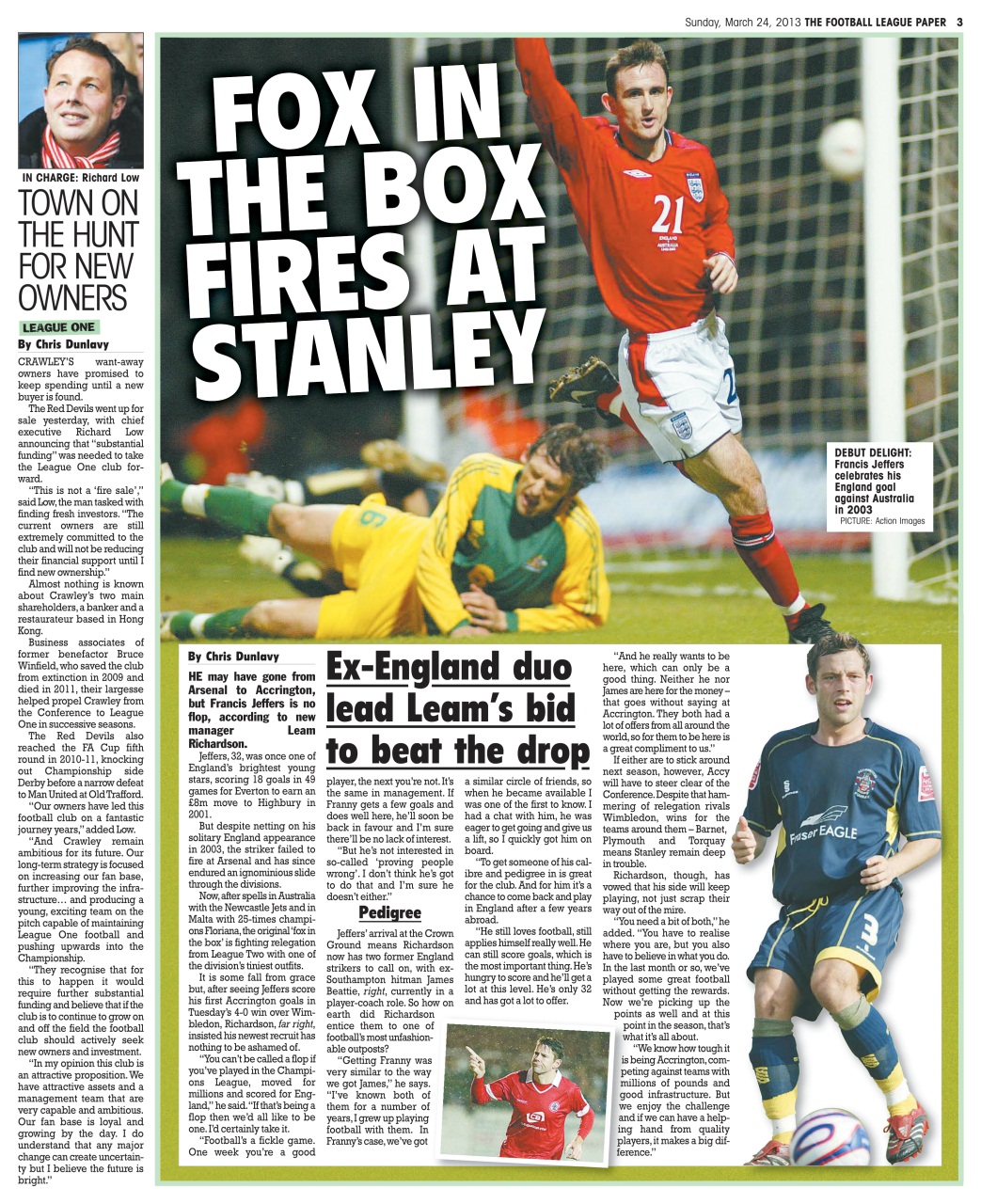 The Football League Paper Preview Pages