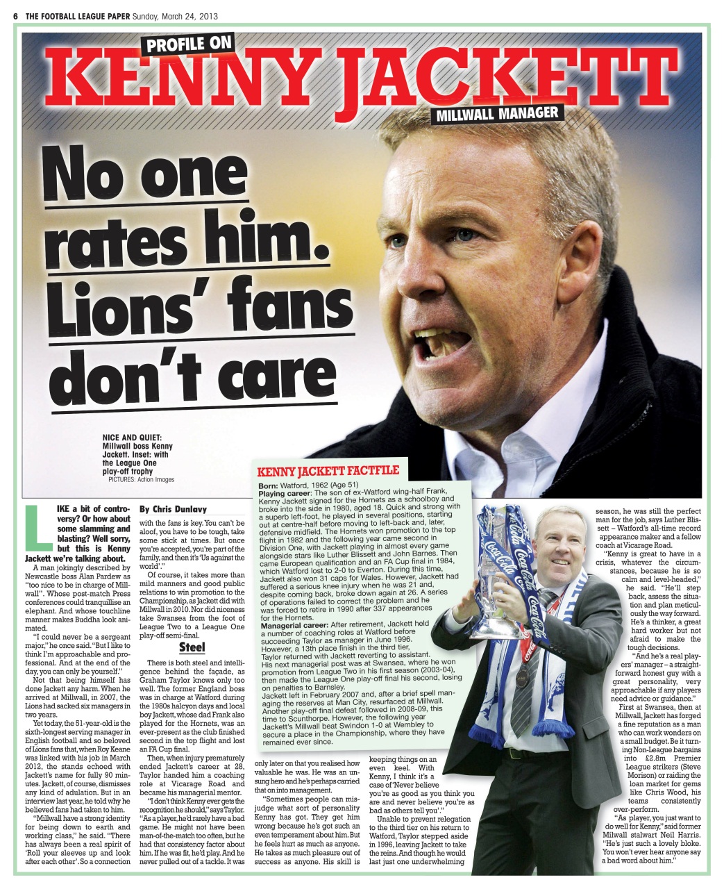 The Football League Paper Preview Pages