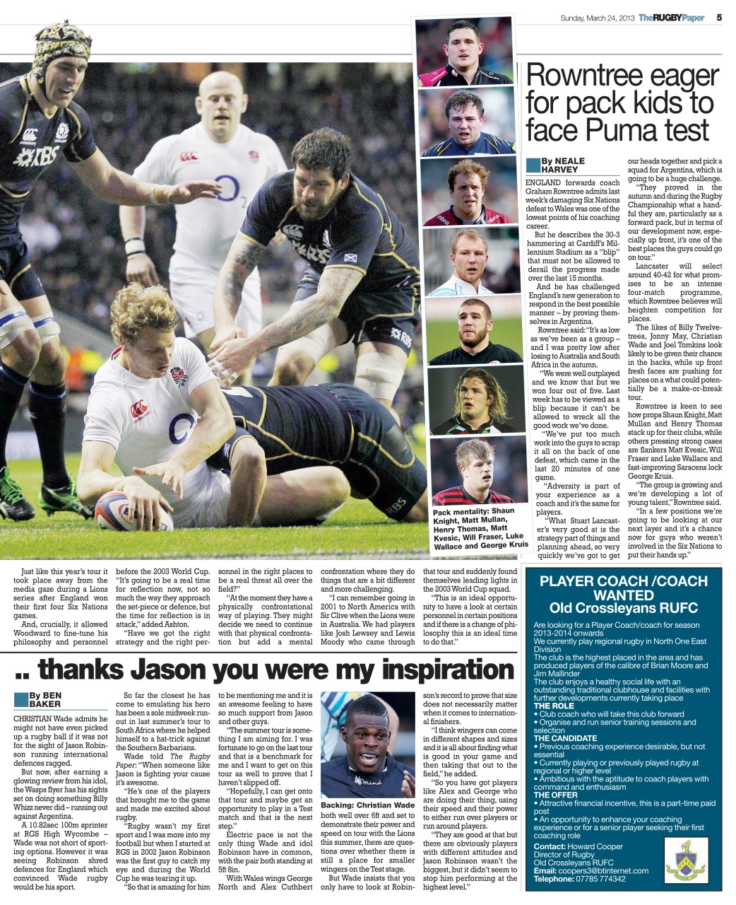 The Rugby Paper Preview Pages