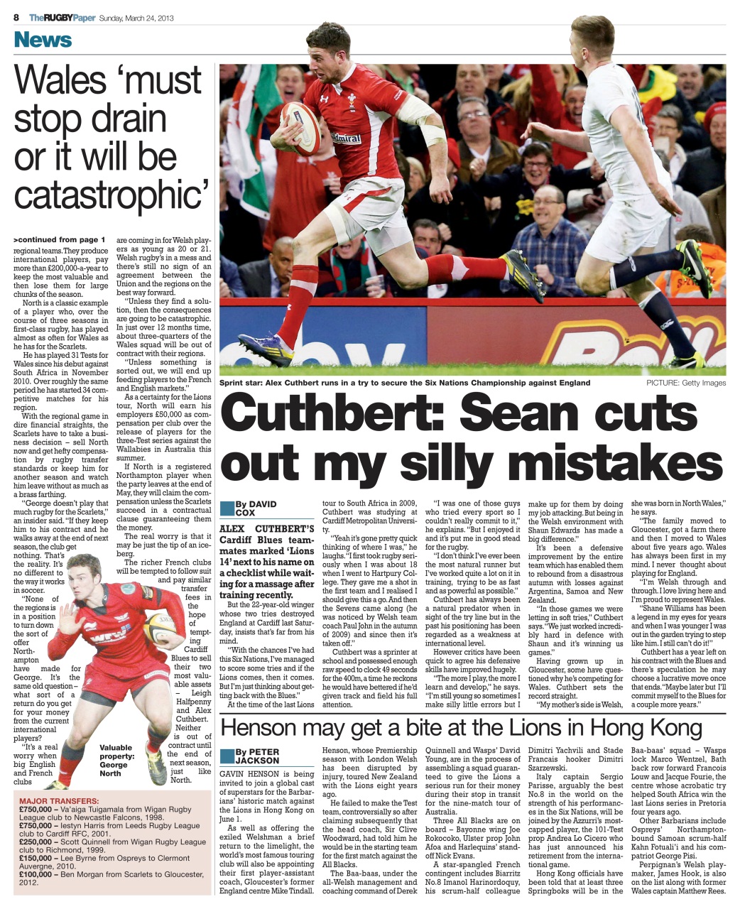 The Rugby Paper Preview Pages