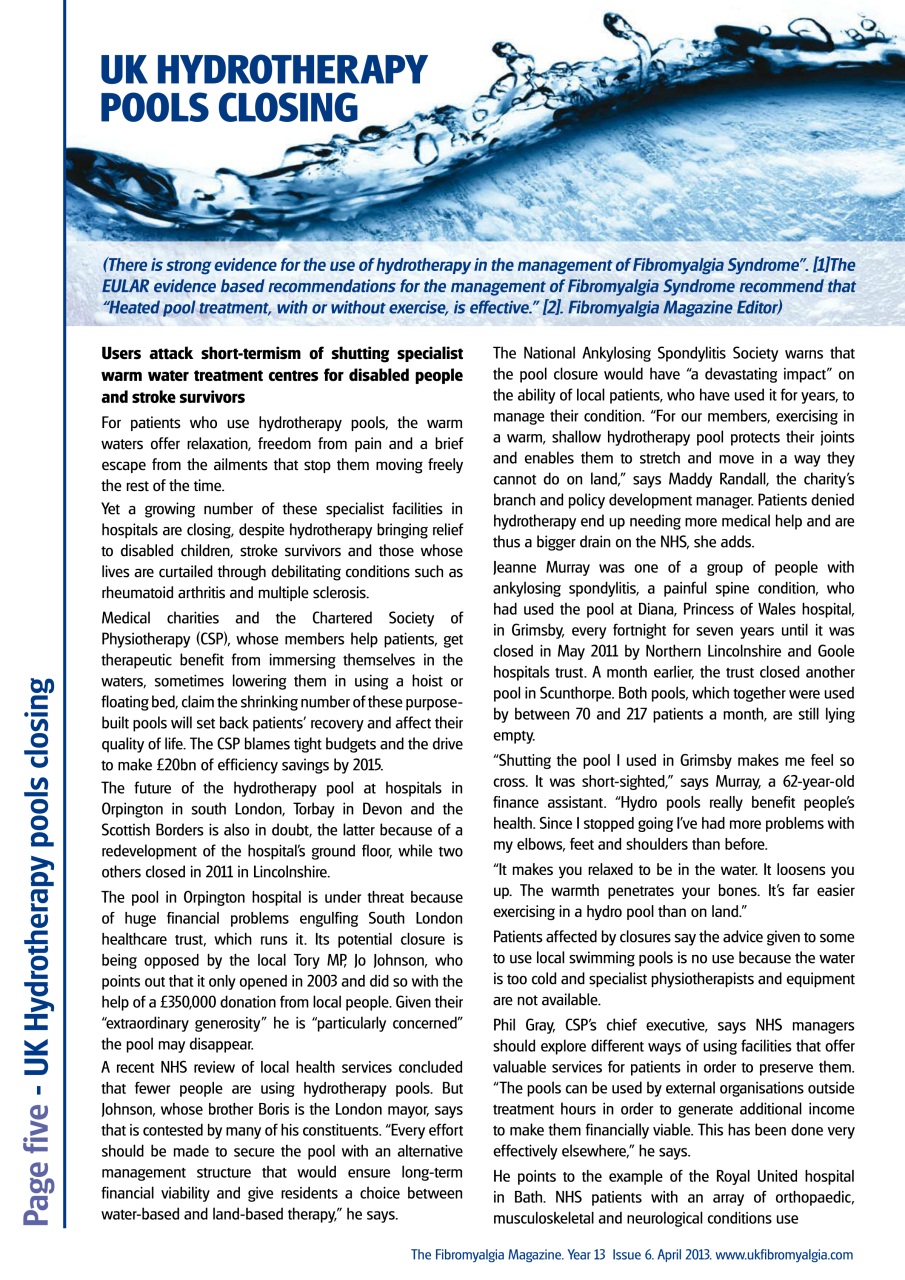 Fibromyalgia Magazine Preview Pages