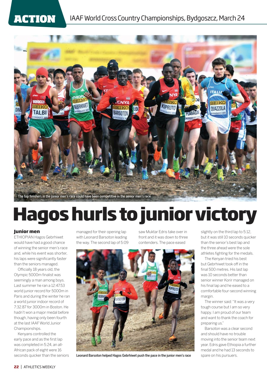 AW – Athletics Weekly Magazine Preview Pages
