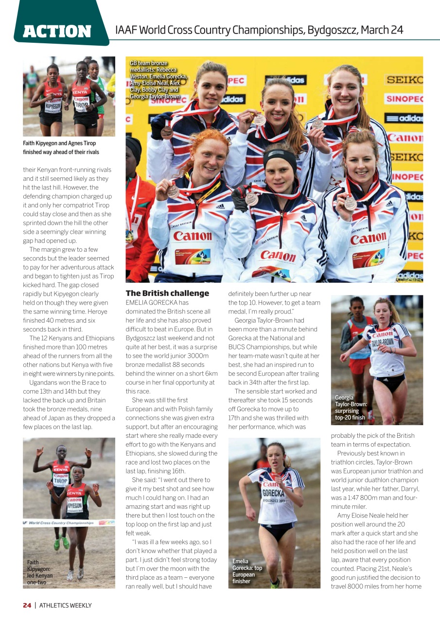AW – Athletics Weekly Magazine Preview Pages