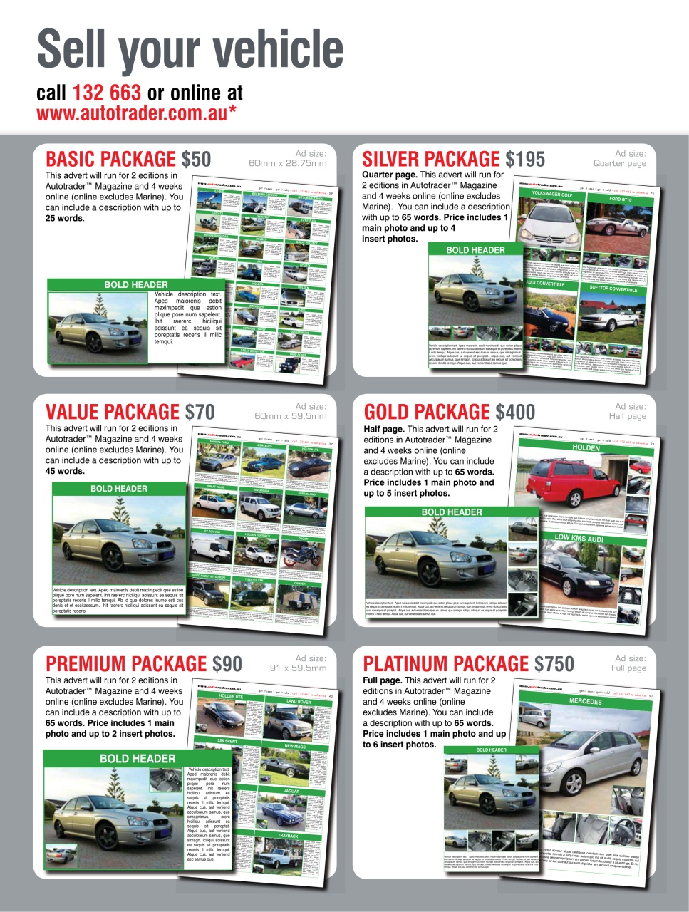 AutoTrader Preview Pages