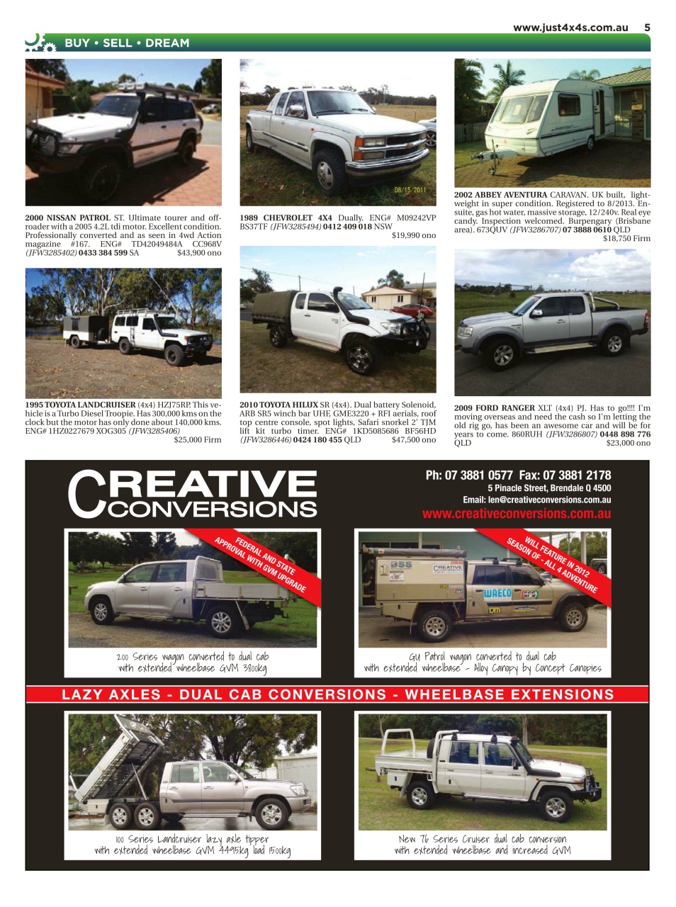 JUST 4X4S Preview Pages