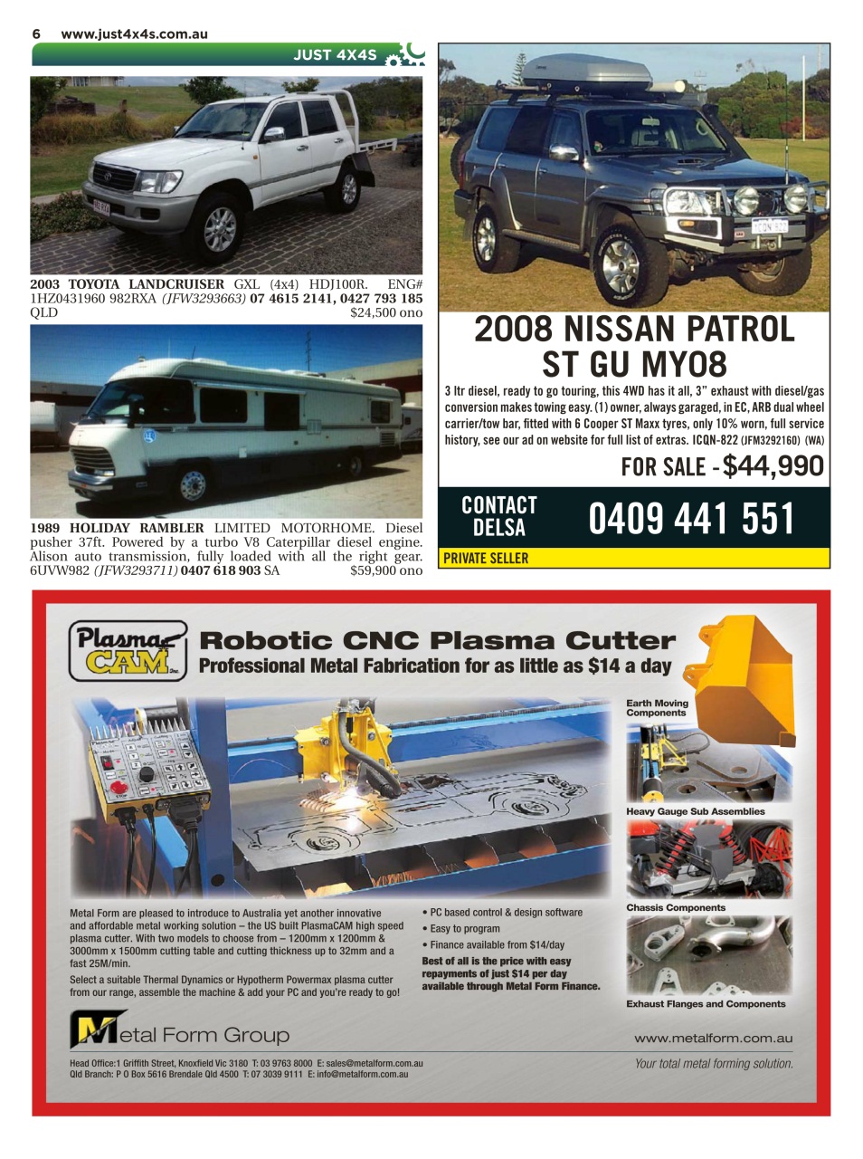 JUST 4X4S Preview Pages