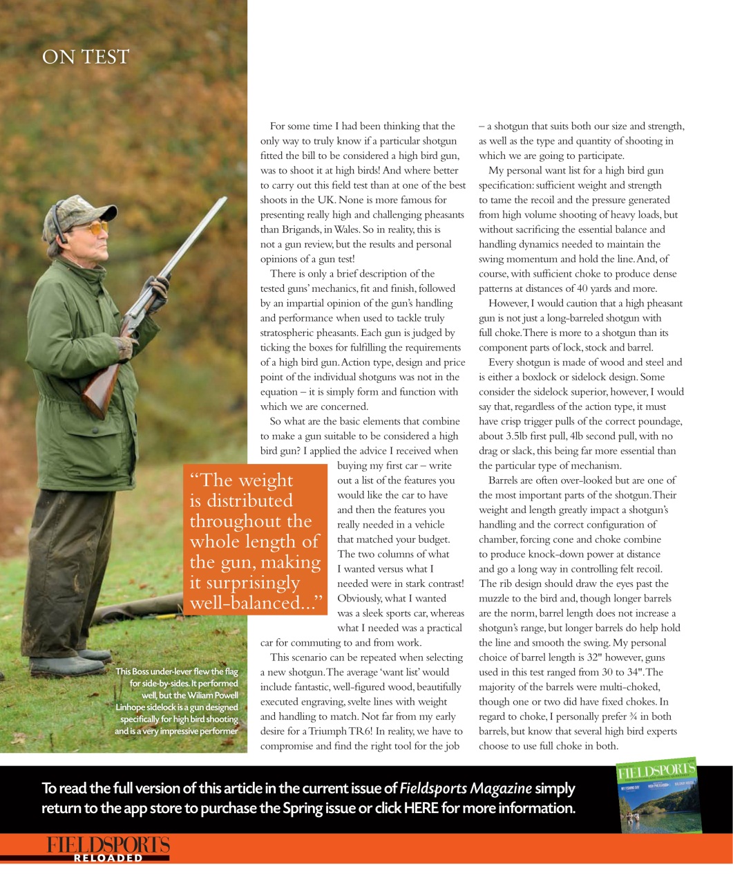Fieldsports Journal Preview Pages