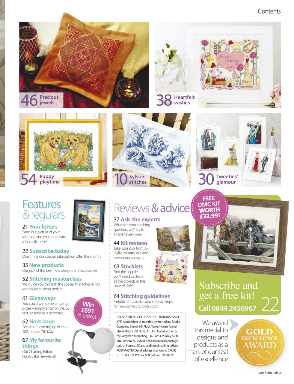 Cross Stitch Gold Preview Pages