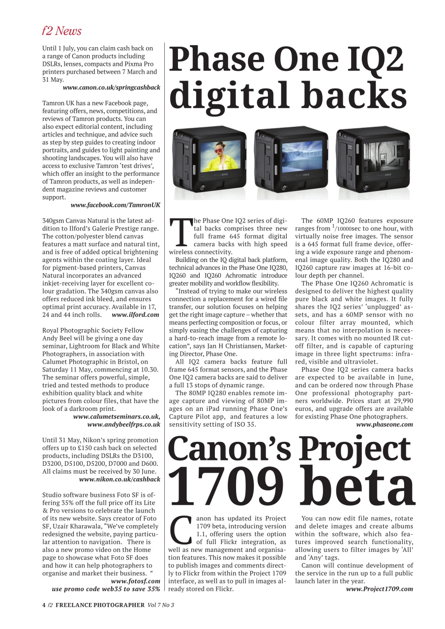 f2 Cameracraft Preview Pages