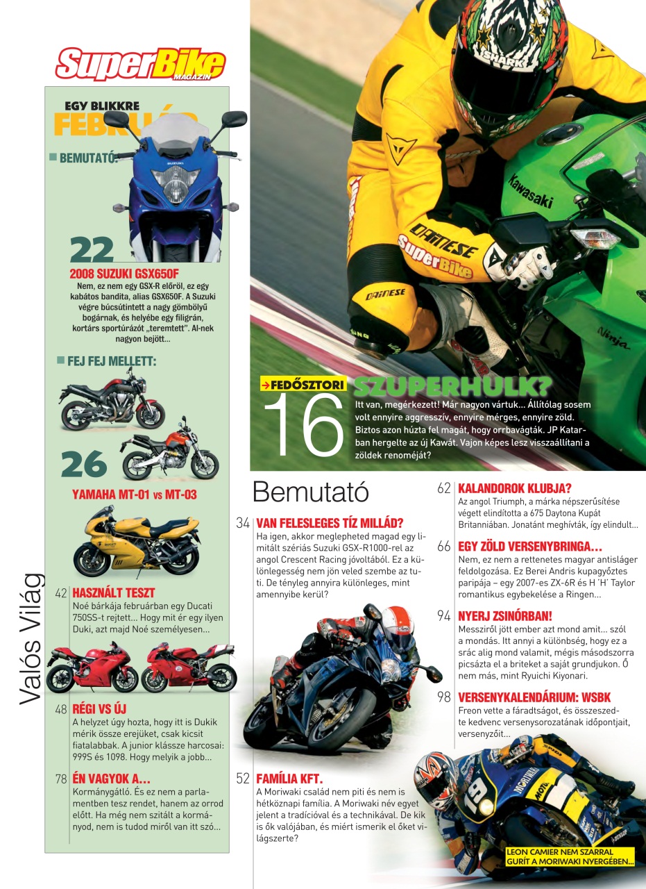 SuperBike Hungary Preview Pages