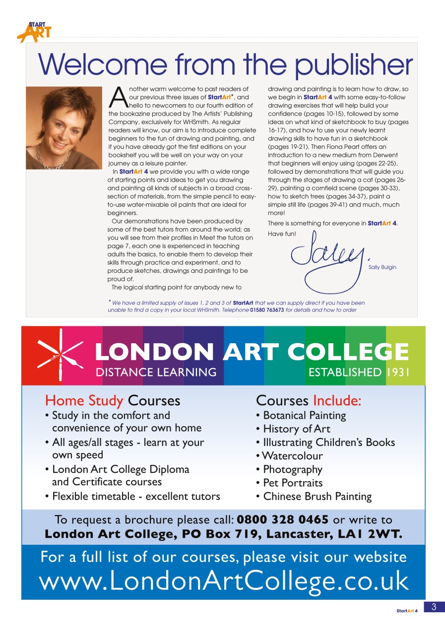 Leisure Painter & The Artist Preview Pages