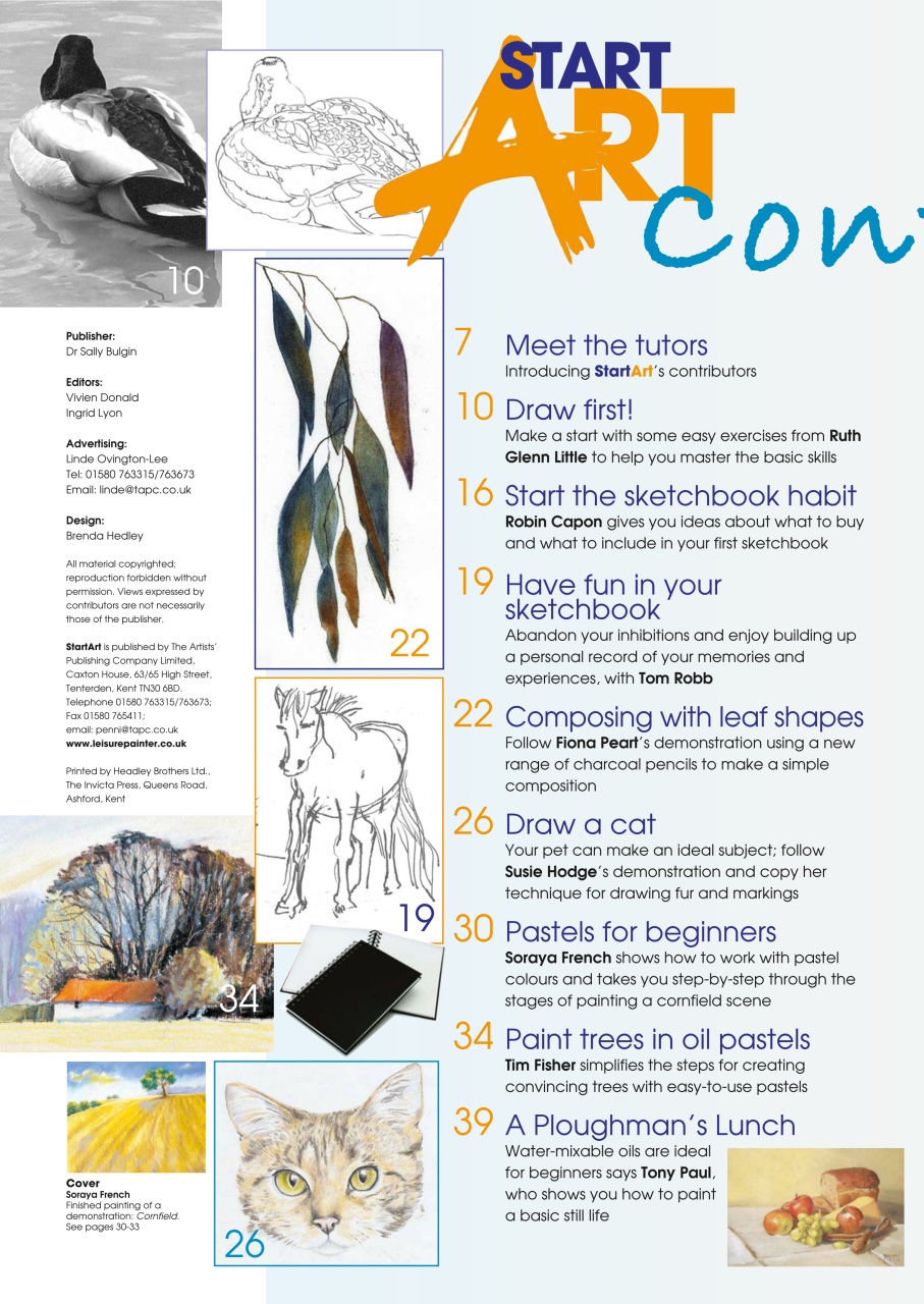 Leisure Painter & The Artist Preview Pages