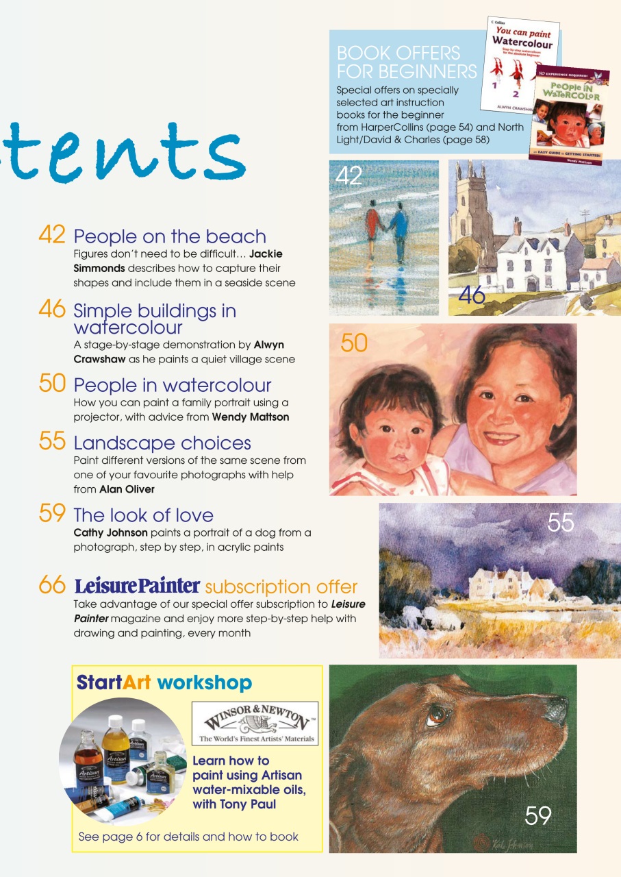 Leisure Painter & The Artist Preview Pages