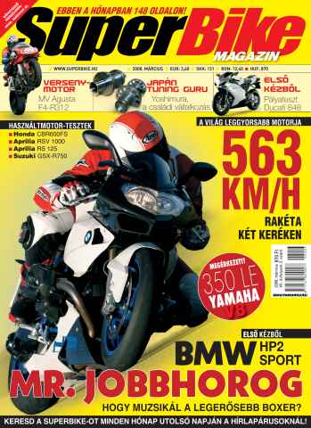 SuperBike Hungary issue march 2008