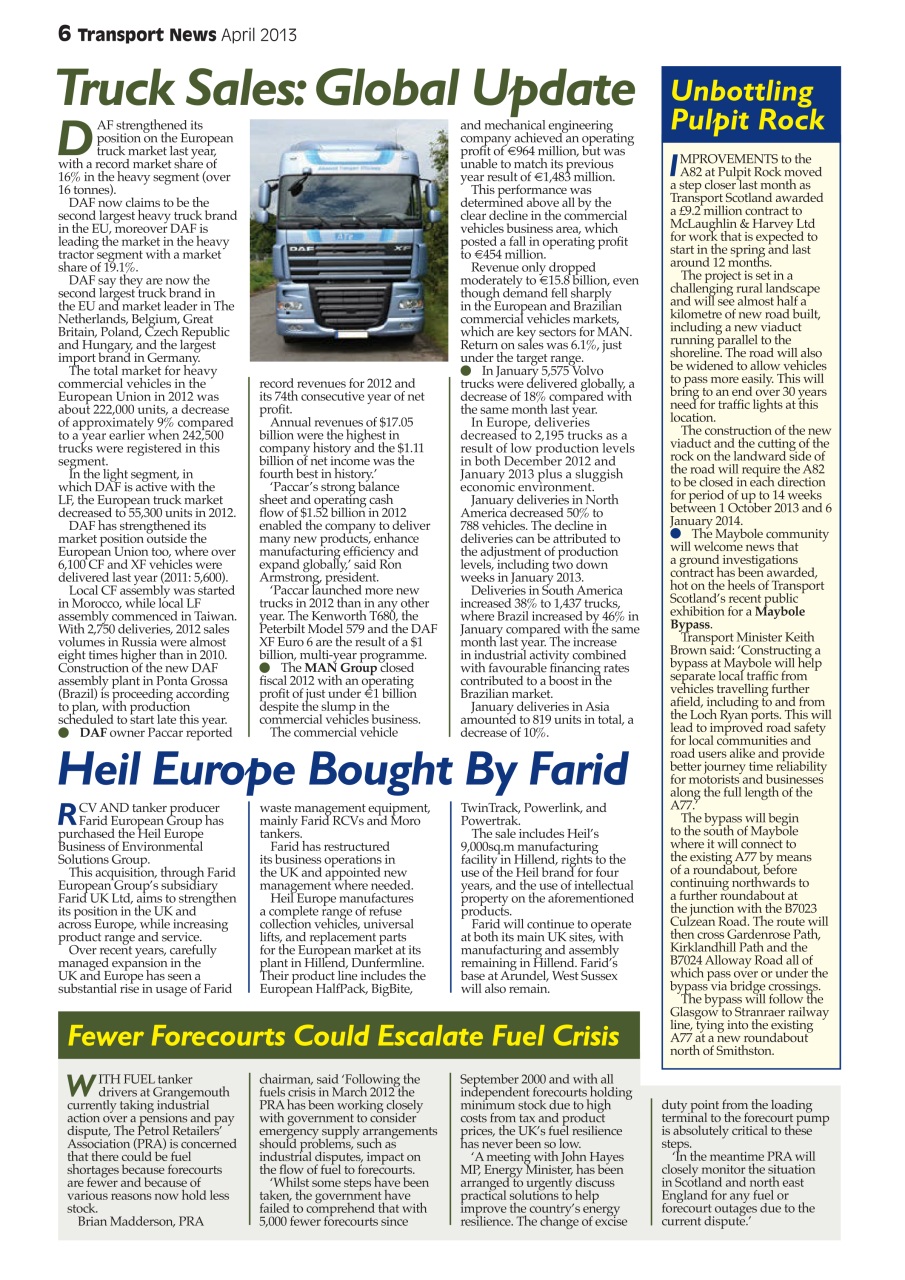 Transport News Preview Pages