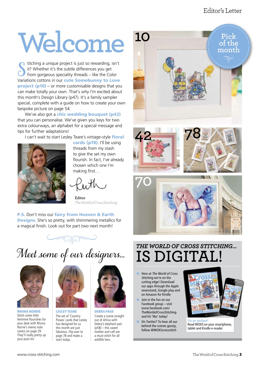 The World of Cross Stitching Preview Pages