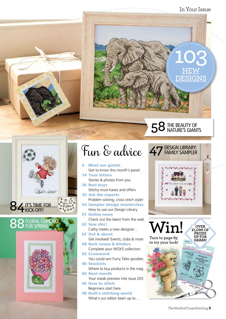 The World of Cross Stitching Preview Pages