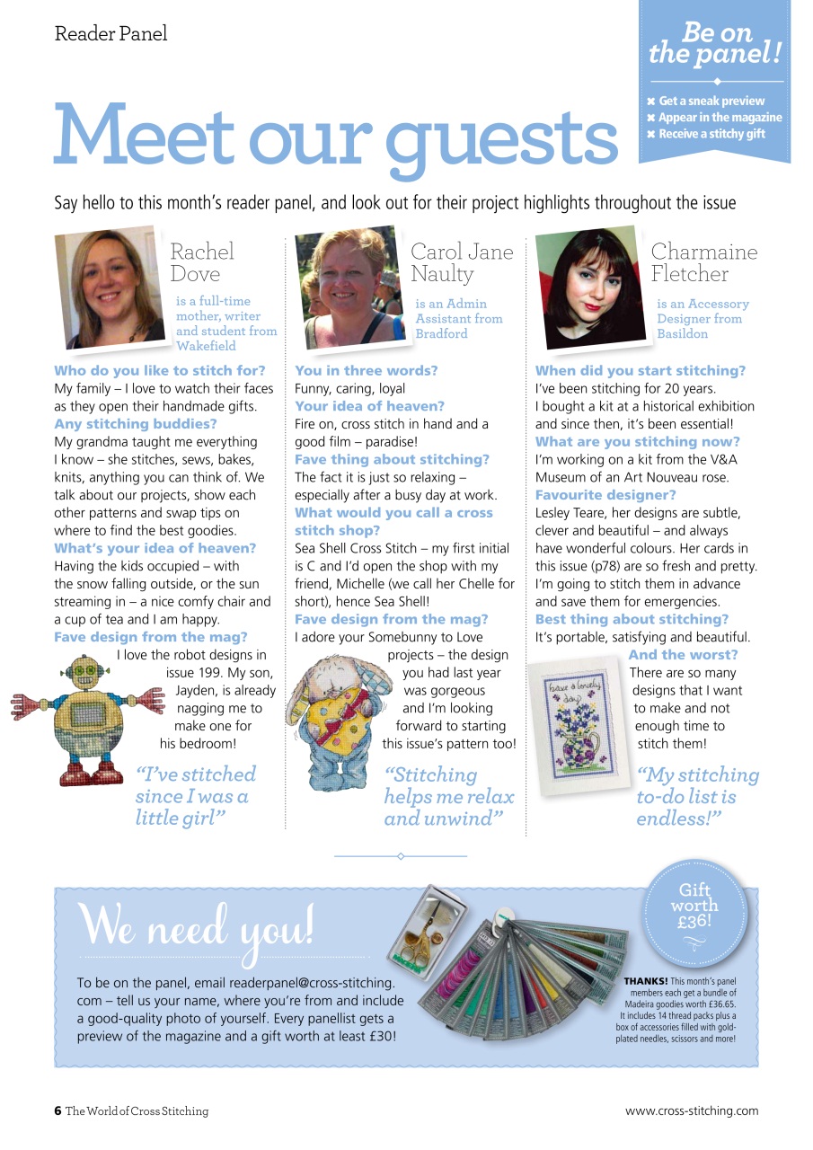 The World of Cross Stitching Preview Pages