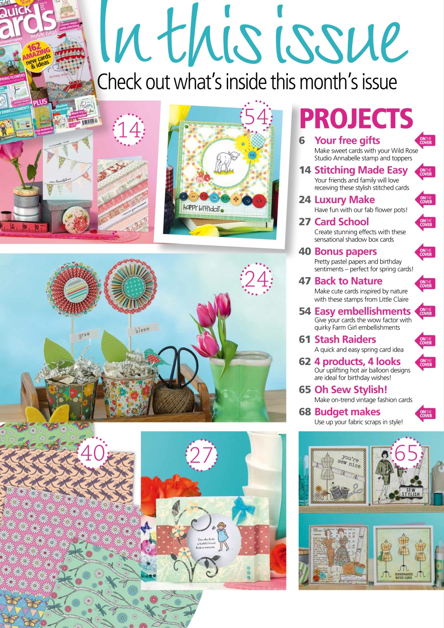 Quick Cards Made Easy Preview Pages