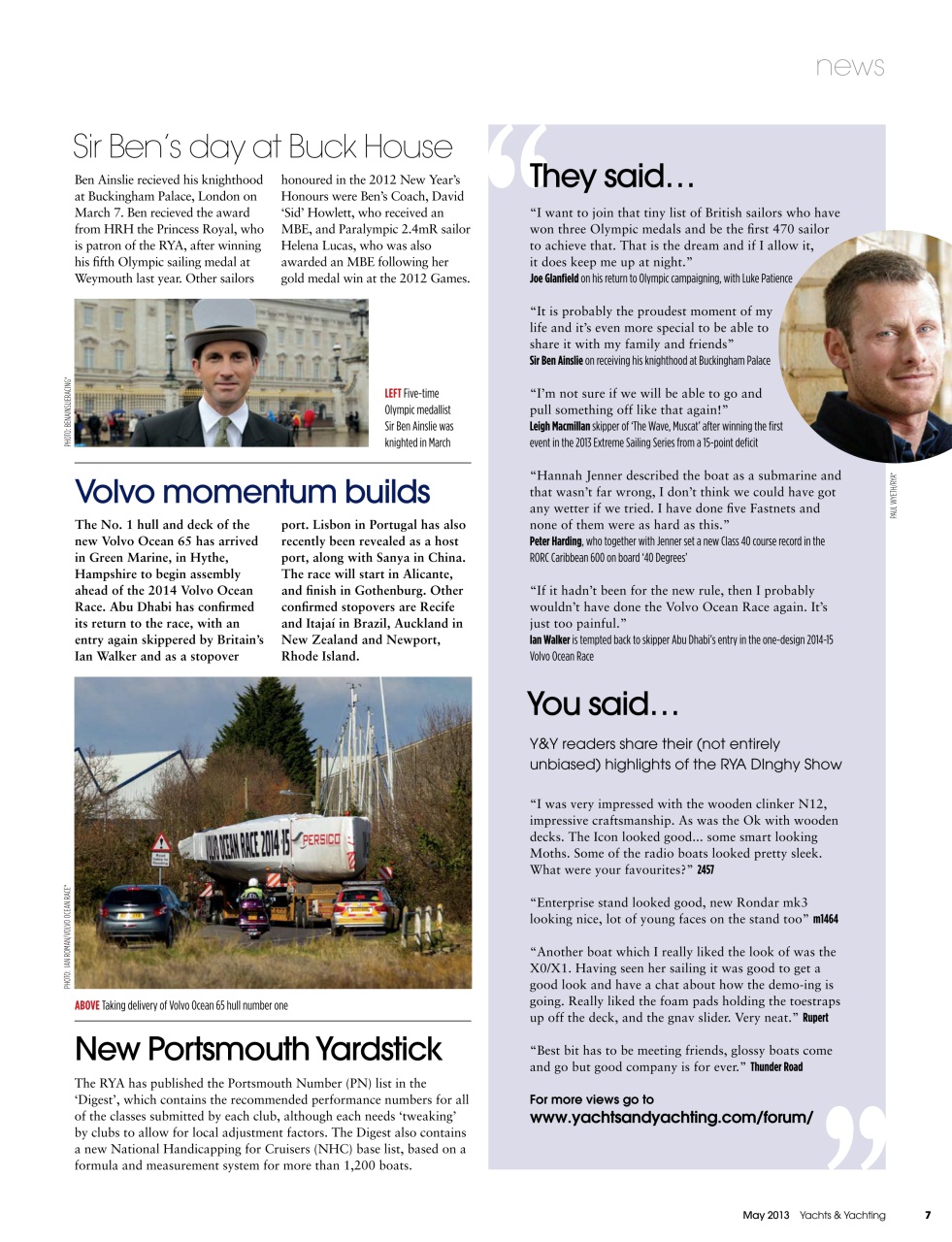 Yachts & Yachting Preview Pages