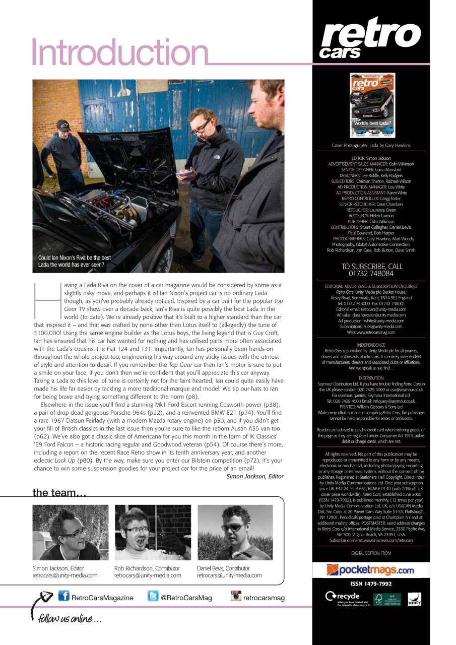 Retro Cars Preview Pages