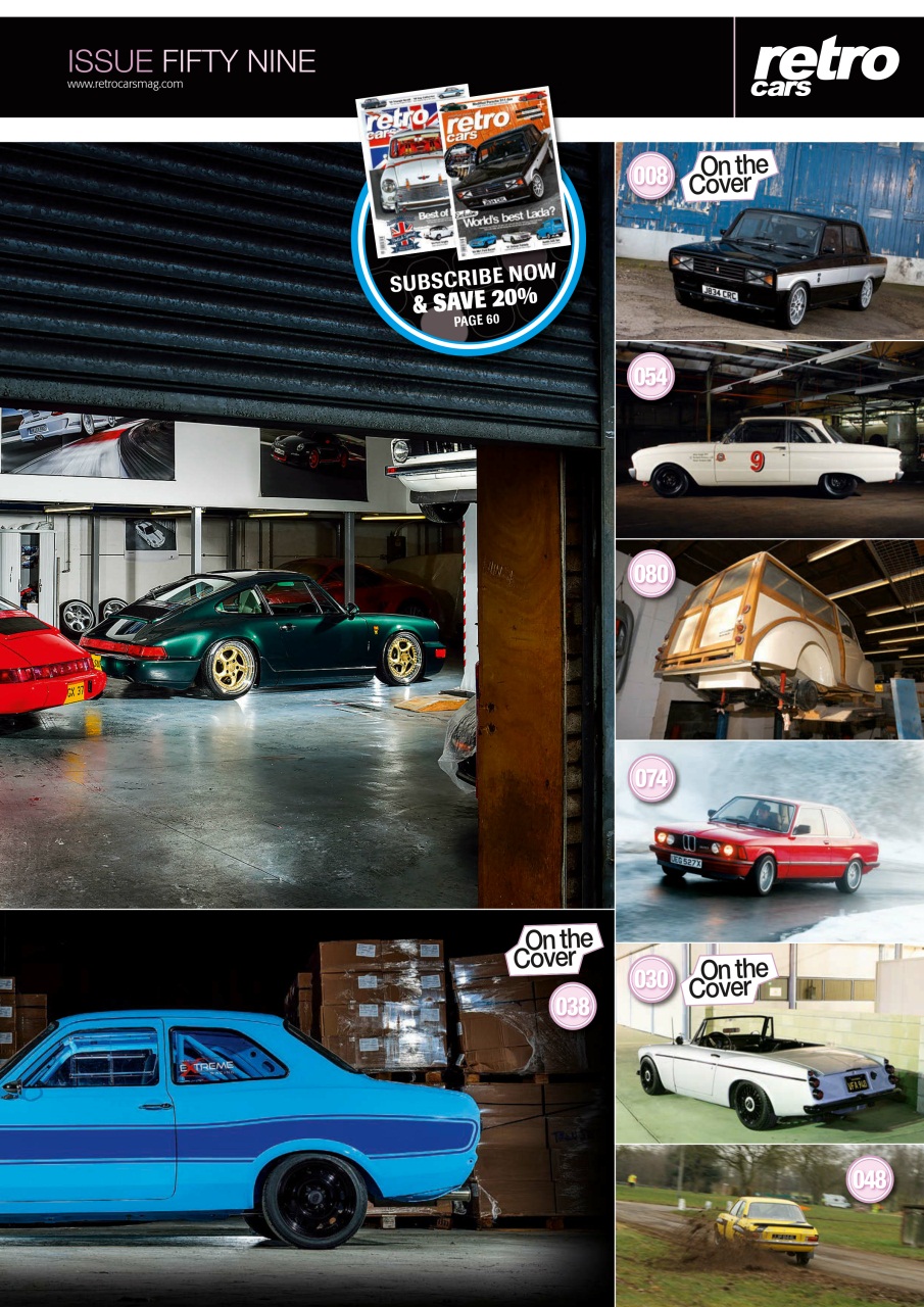 Retro Cars Preview Pages
