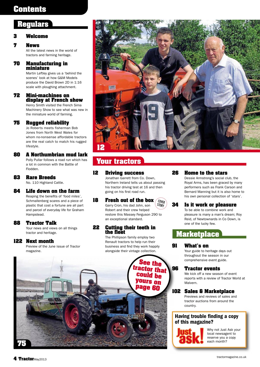 Tractor & Farming Heritage Magazine Preview Pages
