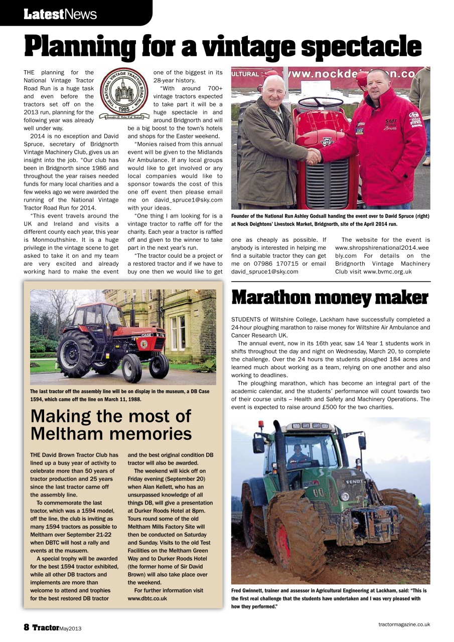 Tractor & Farming Heritage Magazine Preview Pages