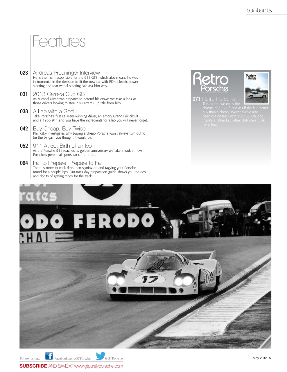 GT Porsche Preview Pages