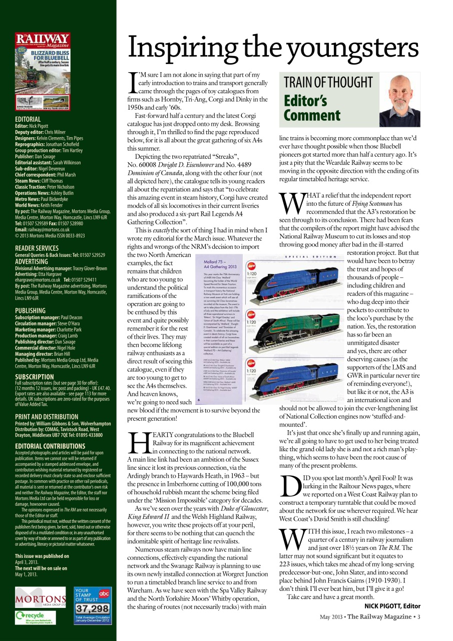 Railway Magazine Preview Pages