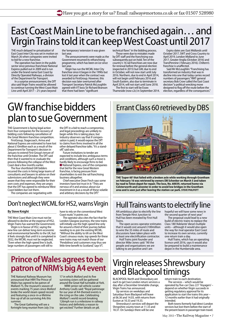 Railway Magazine Preview Pages