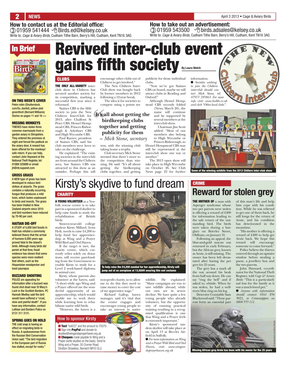 Cage & Aviary Birds Preview Pages