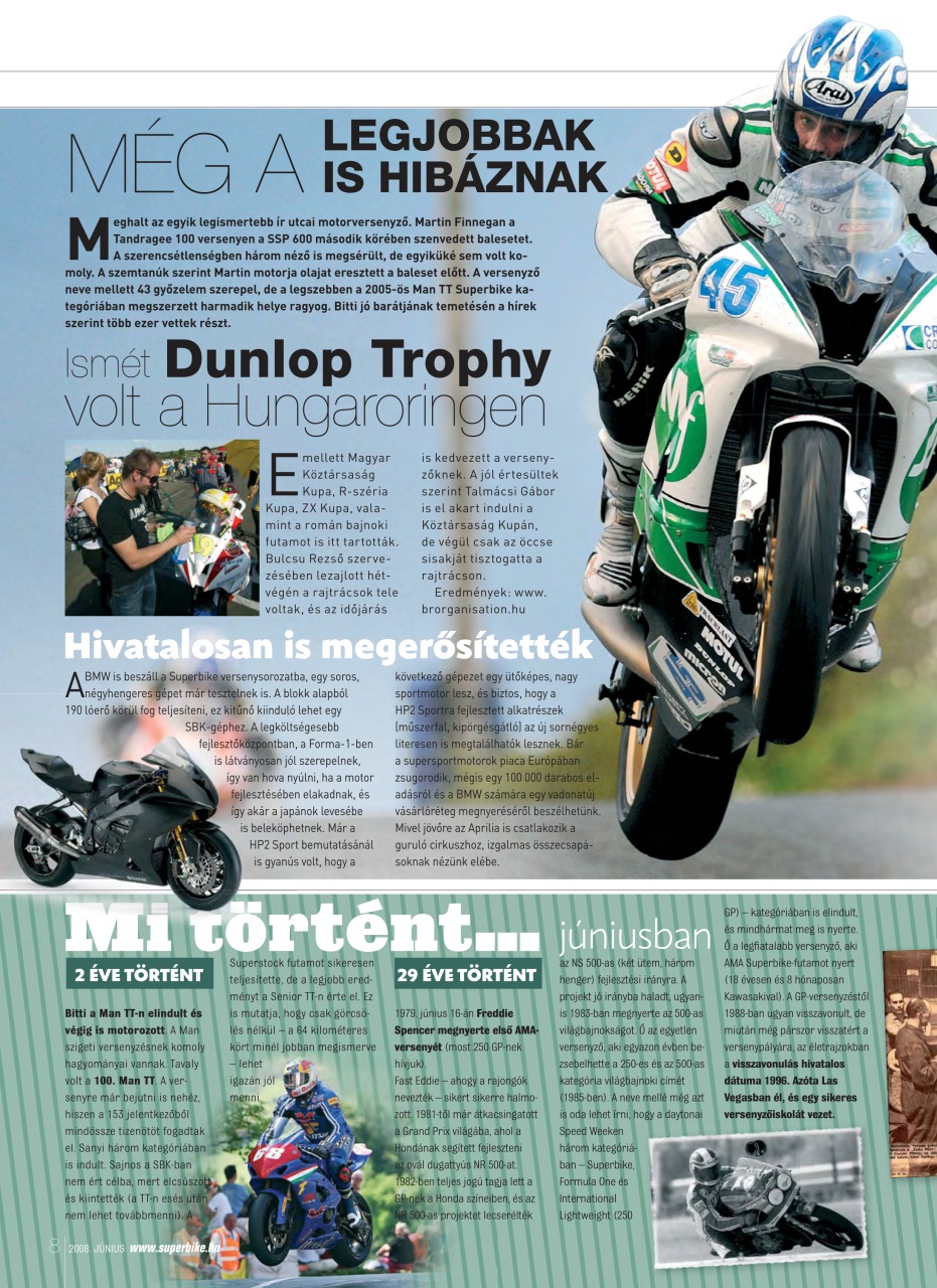 SuperBike Hungary Preview Pages