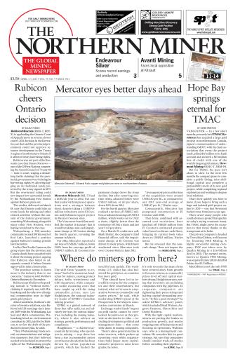 The Northern Miner issue 