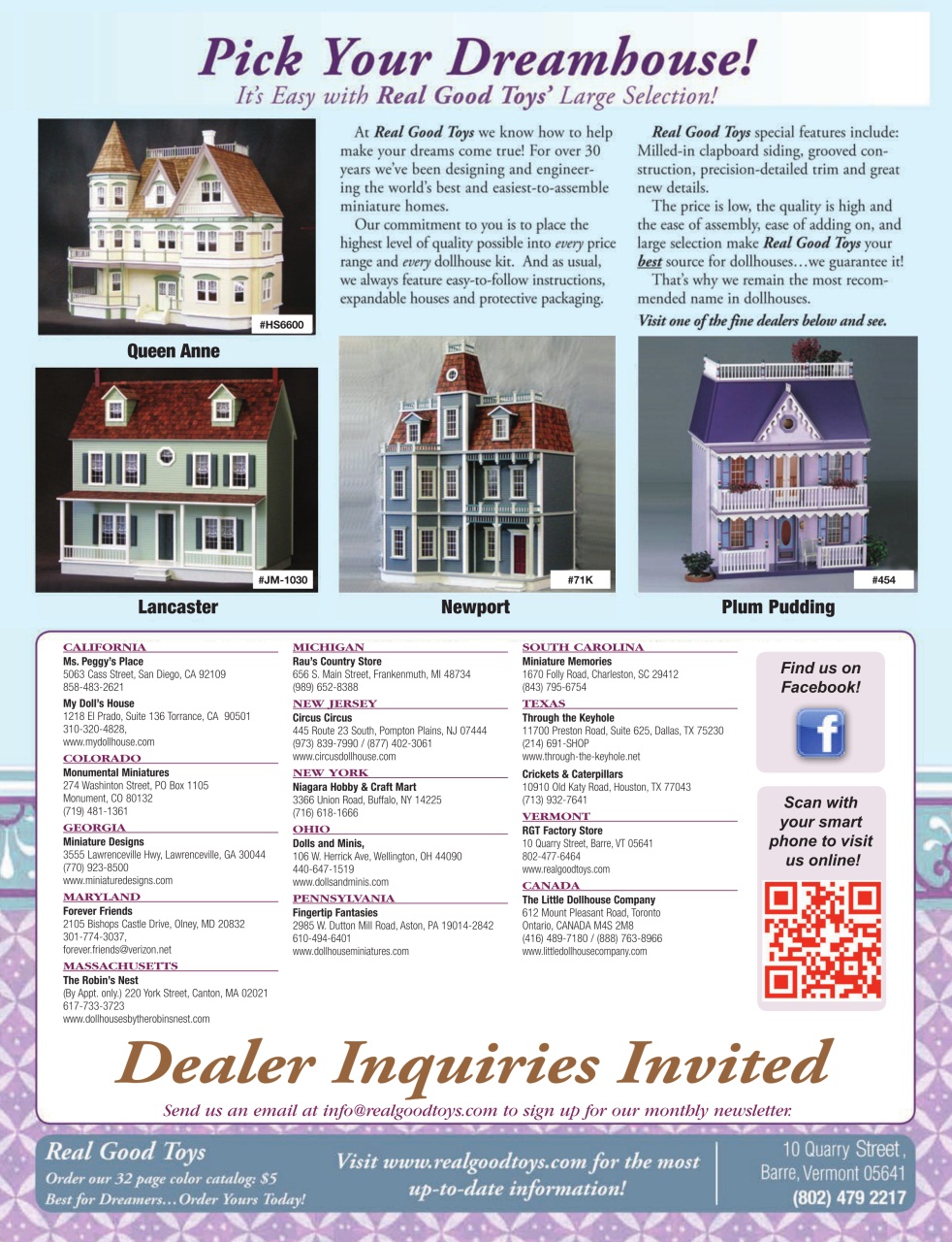Dollhouse Miniatures Preview Pages