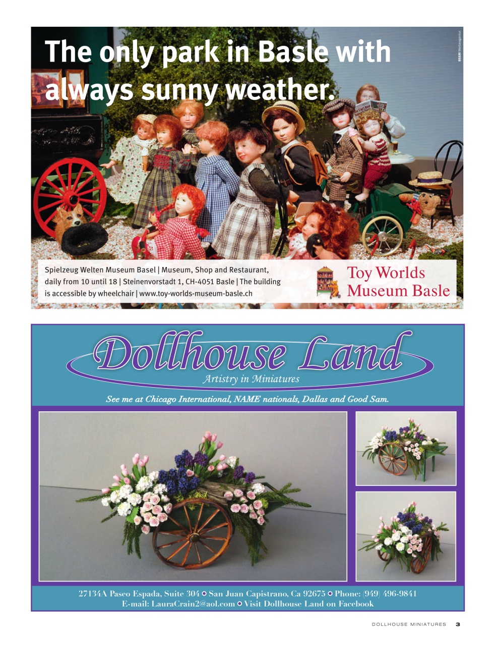 Dollhouse Miniatures Preview Pages