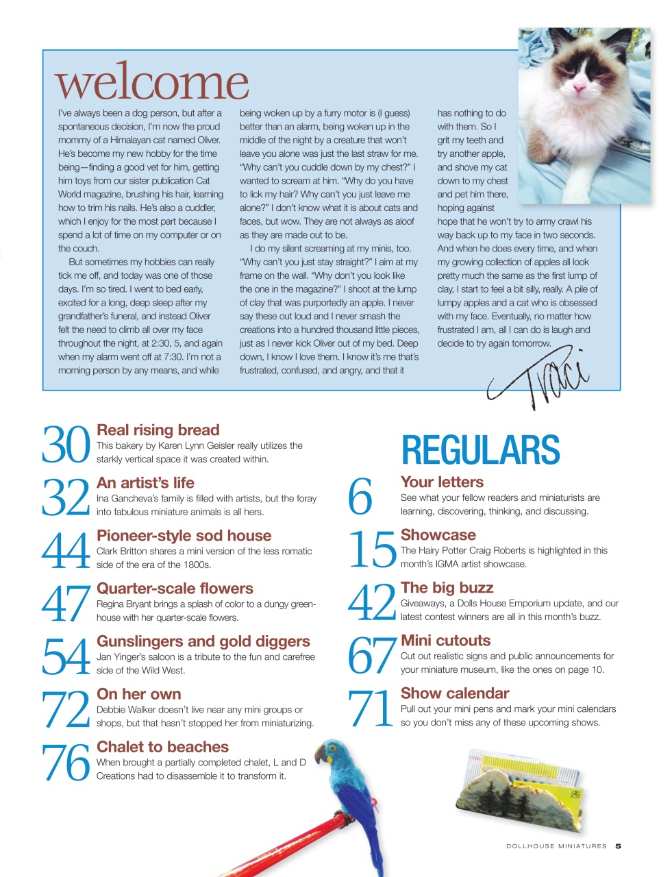 Dollhouse Miniatures Preview Pages