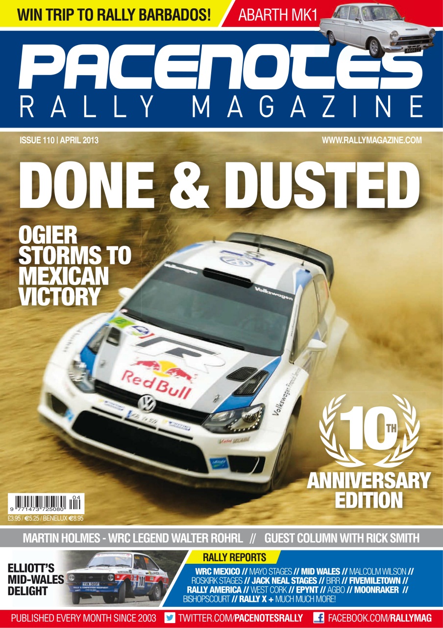 Pacenotes Rally magazine Preview Pages