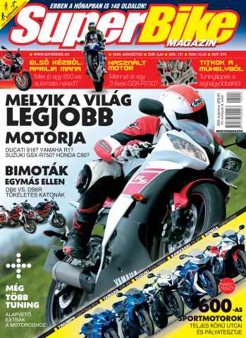 SuperBike Hungary issue august 2008