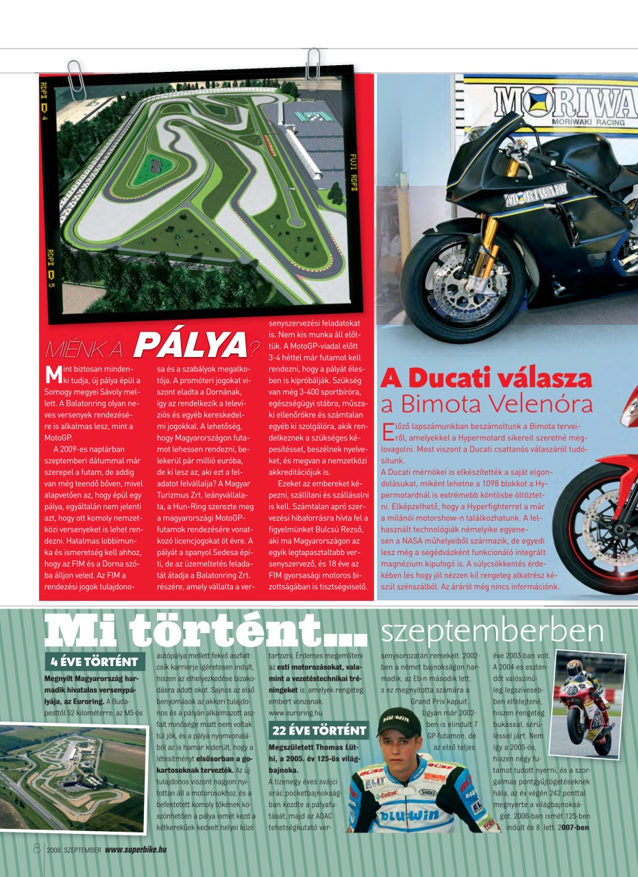 SuperBike Hungary Preview Pages