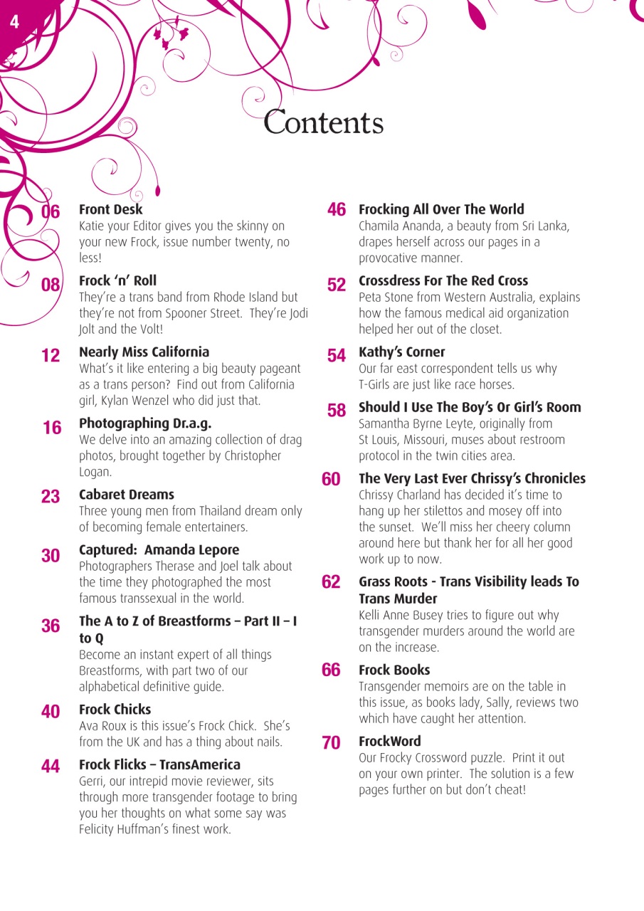 Frock Magazine Preview Pages