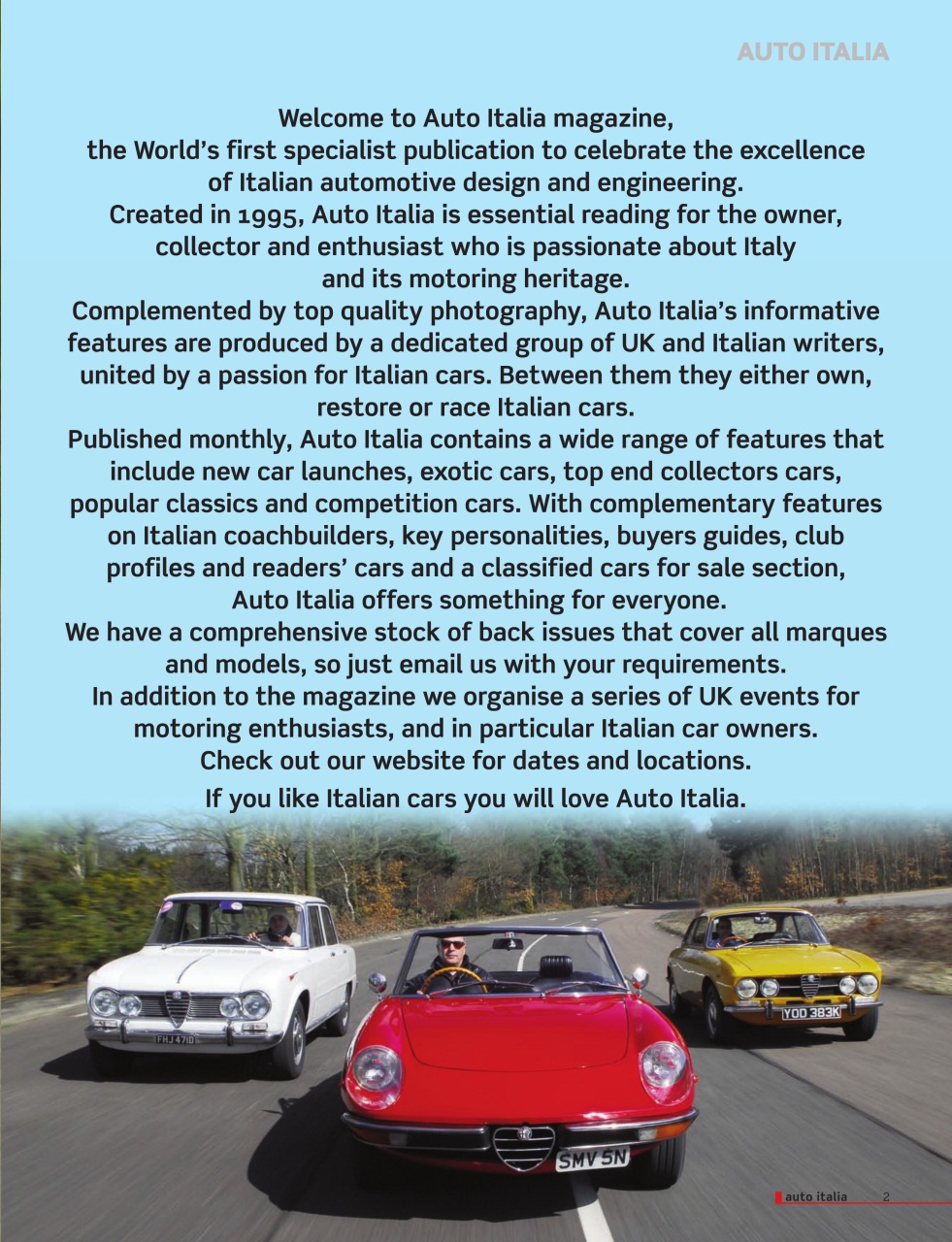 AutoItalia Magazine Preview Pages