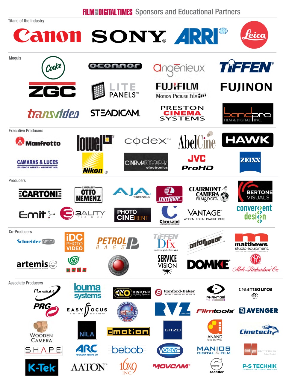 Film and Digital Times Preview Pages