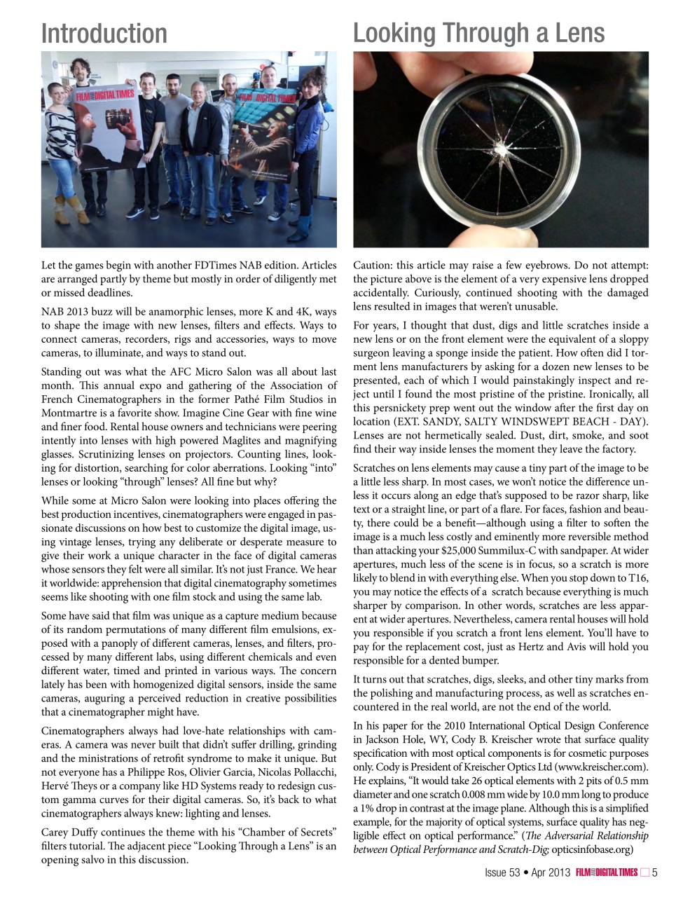 Film and Digital Times Preview Pages