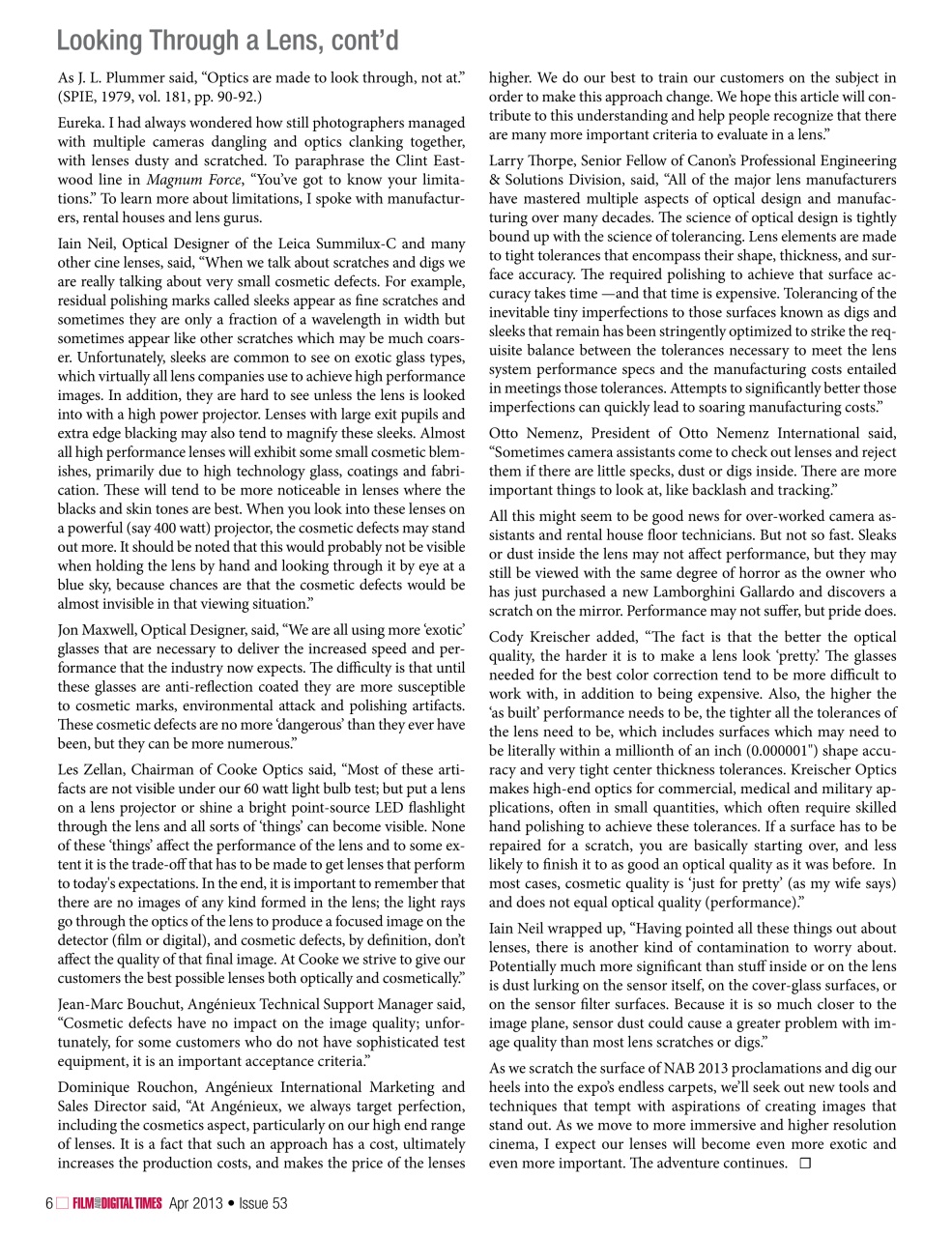 Film and Digital Times Preview Pages