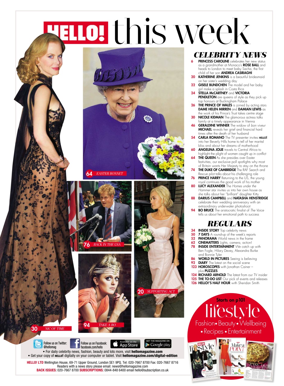 Hello! Magazine Preview Pages