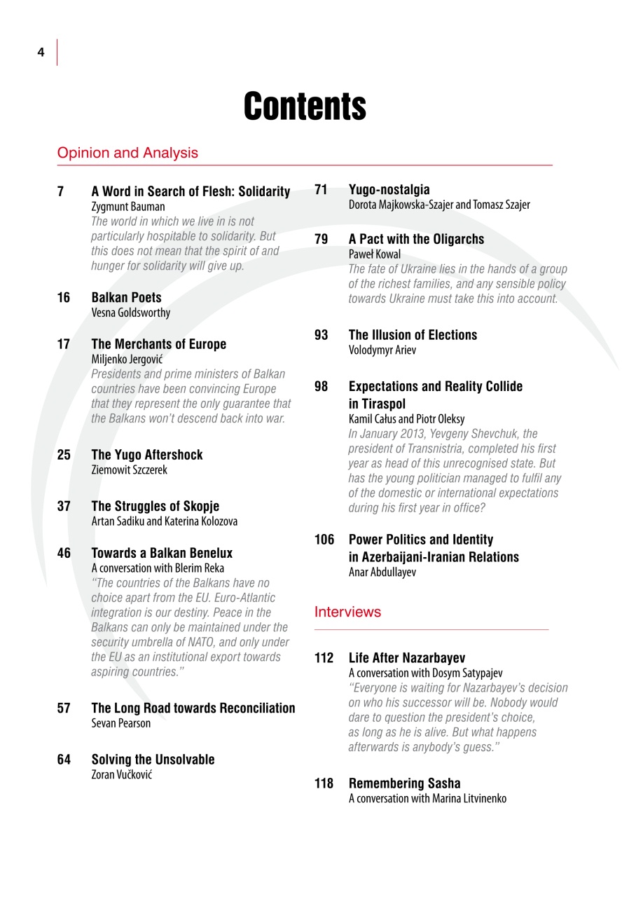 New Eastern Europe Preview Pages